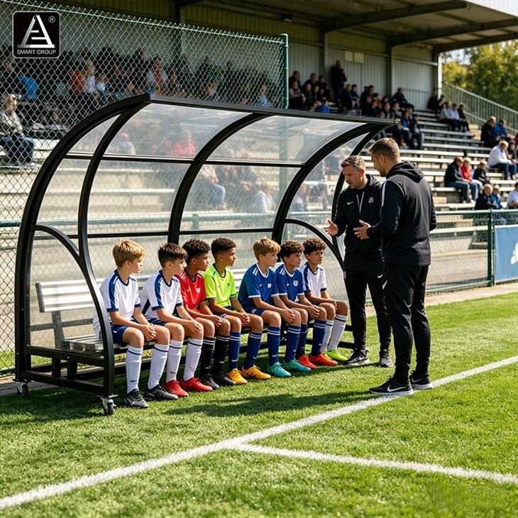 ALUMINUM TEAM SHELTERS & FOOTBALL DUGOUTS - BLC-1-6 factory